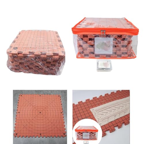 Image of MYADDICTION Blocking Mats for Knitting with Grids for Crochet Projects Sewing Needlework 9 Mats