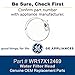 GE WR17X12469 Genuine OEM Water Filter Head Assembly for GE Refrigerators