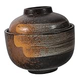 OUNONA Suppenschüssel aus Keramik mit Deckel ramen schüssel suppenschüssel keramik Suppenschale Keramik Essgeschirr Japan Schale mit Deckel große Ramenschale ofenfeste suppenschalen