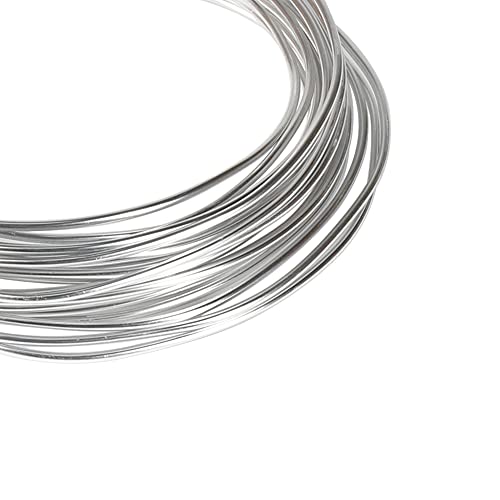 tenn well 12 gauge aluminum wire 100 feet 2mm bendable metal craft wire for sculpting armature jewelry making floral making doll making modelling crafting bonsai training