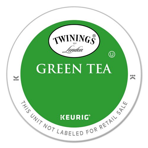 Twinings Green Tea Single Serve Keurig K-Cups, Caffeinated, Smooth Flavor, Enticing Aroma, 24 Count
