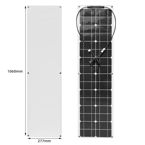 Elastyczny panel słoneczny 400W, zestaw paneli słonecznych Monokrystaliczne ogniwo, kontroler ładowania 40A, przedłużacz, kabel do klipów aligatora,do łodzi samochodowej Automotive RV Camping Hiking,