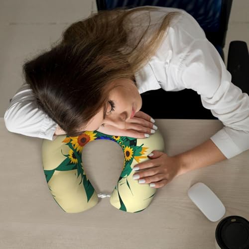 Almohada de Espuma viscoelástica Semicircular para Viaje miniatura 7
