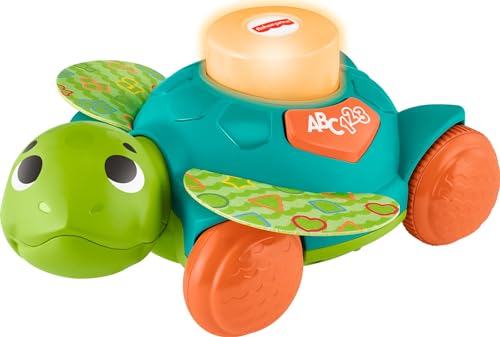 Image of Fisher-Price Baby Toy Linkimals Sit-to-Crawl Sea Turtle for Ages 9+ Months, Compatible Only with Linkimals Items