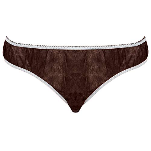 ペーパーショーツ ハイカットタイプ (使い捨て 紙パンツ) フリーサイズ 50枚入 ブラウン [ 使い捨てパンツ 使い捨てショーツ 使い捨て下着 紙ショーツ ペーパーパンツ 使いきり 使い切り 紙 ディスポ パンツ 下着 エステ 旅行 入院 介護 防災グッ