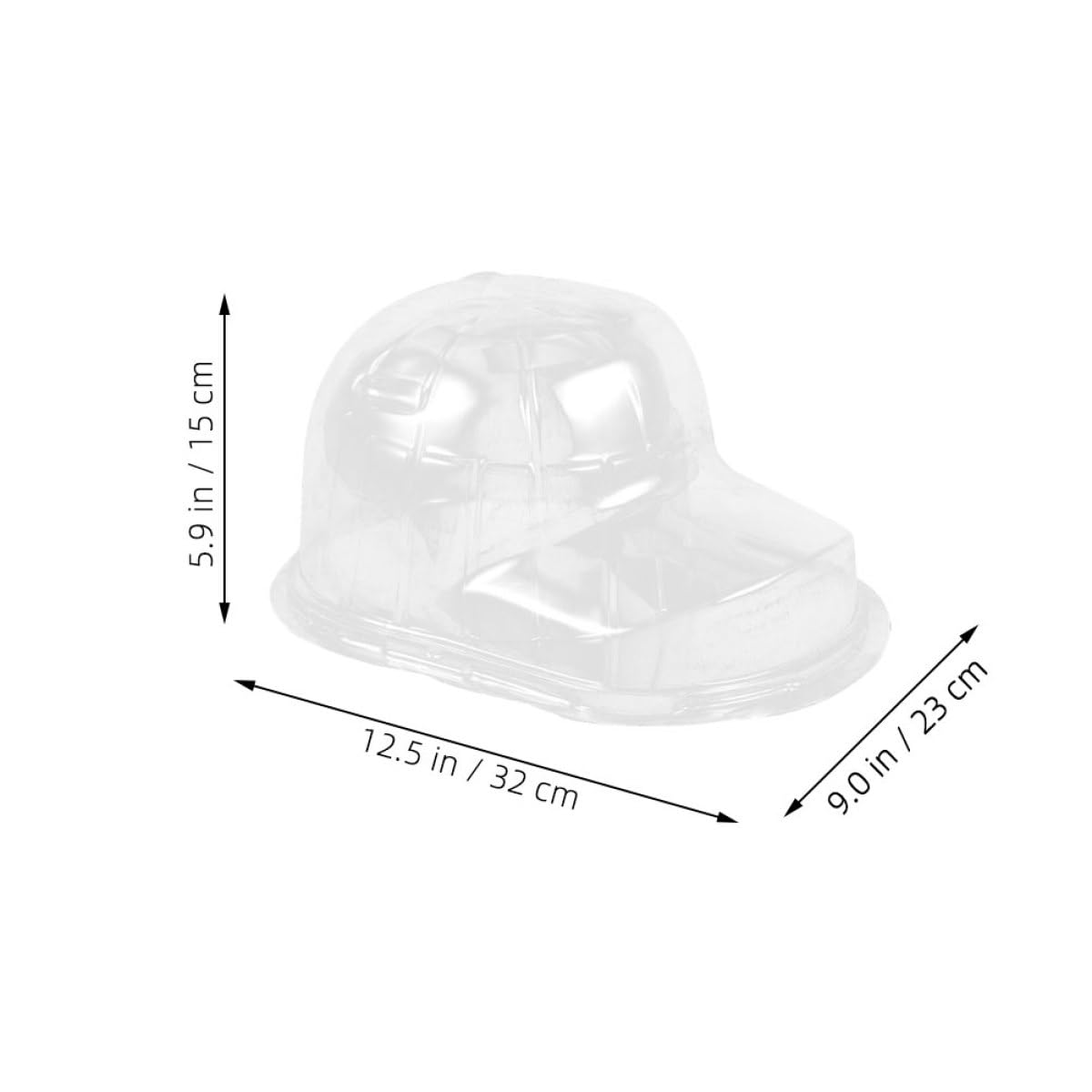 Toyvian Espositore Cappelli da Baseball Supporto PP 4 Pezzi