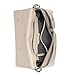 Calvin Klein Mica Organizational Flap Demi Shoulder Bag & Crossbody, Silver Mink Puffy, One Size