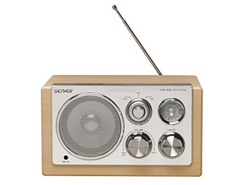 Preisvergleich Produktbild Denver 12213480 Smart Design AM / FM Radio Holz