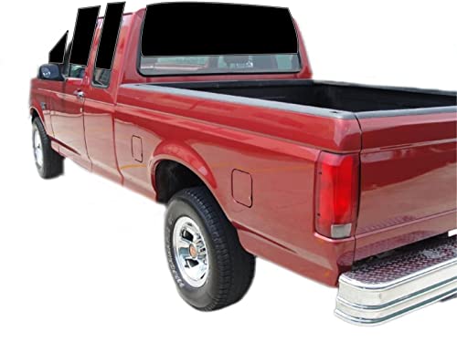 AUTOTEK Precut All Sides Windows Tint Film Cars Sun Blocking Protection Privacy Anti Shatter Glass Film Any Tint Shade kit for Ford F150 Extended Cab 1992-1996