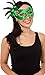 Produktbild Damen Erwachsene Karneval Venezianische Maskerade Happy Halloween Party Halbmaske - Grün M/Seite Dekoration, One size