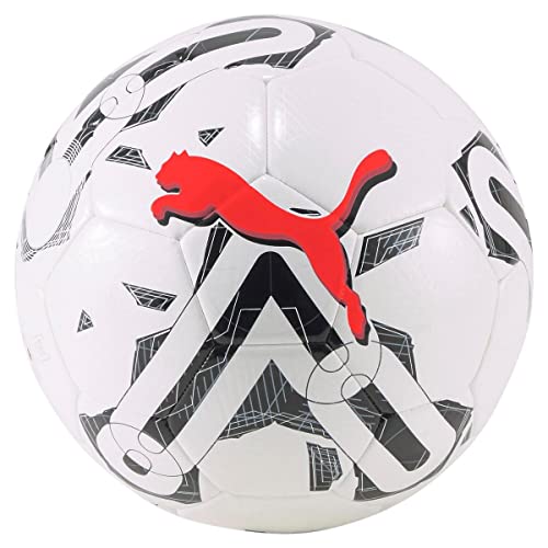 PUMA Orbita 6 TeamFINAL6 MS-Balón de fútbol de Entrenamiento, Unisex Adulto, Blanco, Talla única