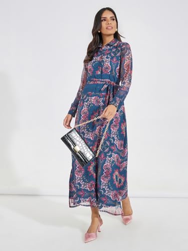 Image of Styli Women Tired Maxi Dress | Flowy Silhouette with Comfortable Fit | Elegant and Stylish Design | Perfect for Casual and Occasion Wear
