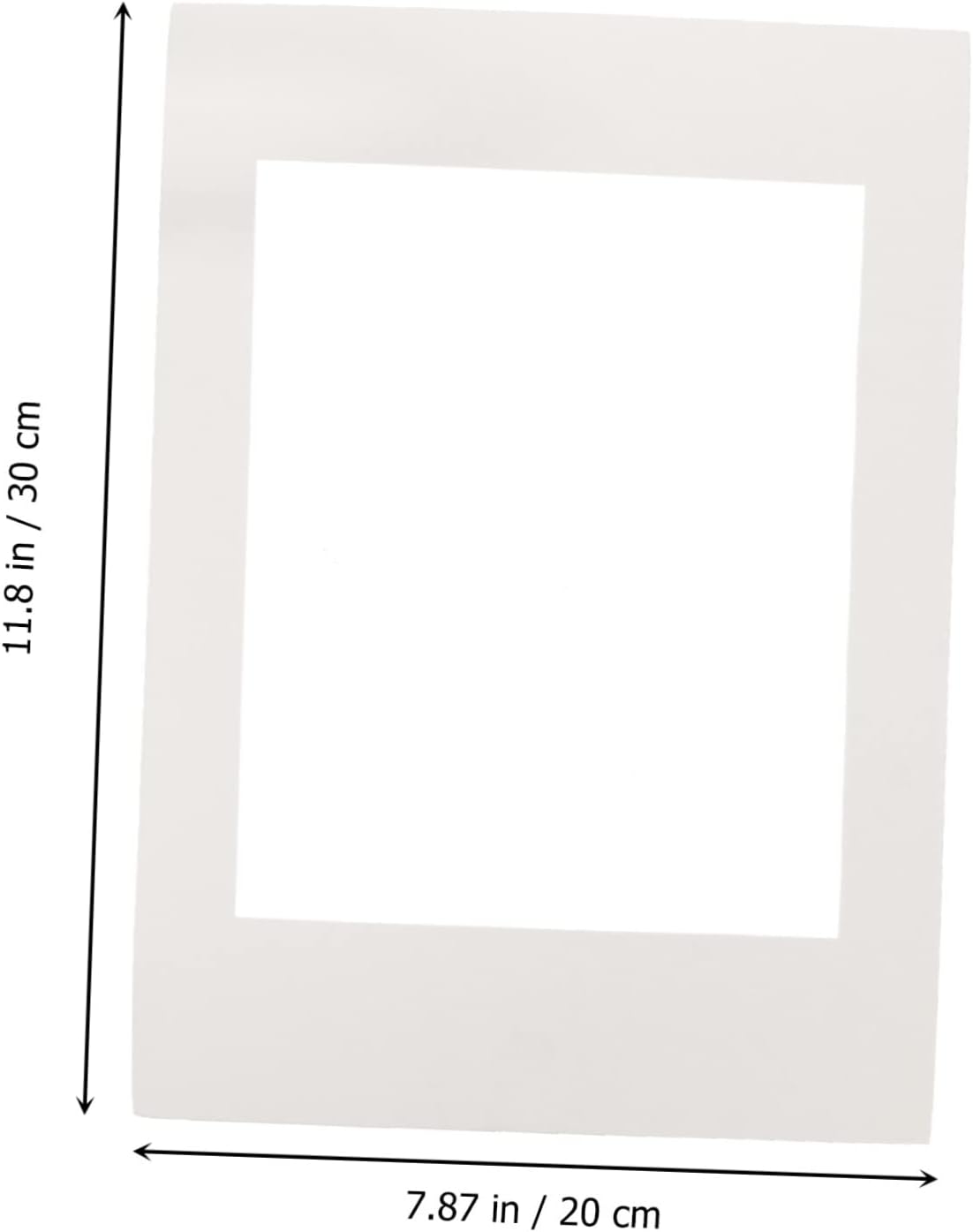30pcs Pre-cut Picture Frame Mats Backing Board for Photo Display White Matboard Opening for Home Decor and Creative Projects