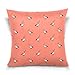 LORONA Housse de Coussin pour canapé Motif Oiseaux pélican Rose 40,6 x 40,6 cm, Multicolore, 16 x 16 inches 40.6 x 40.6 cm