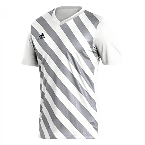 adidas Homme Entrada 22 Graphic Jersey, White/Team Light Grey, XL