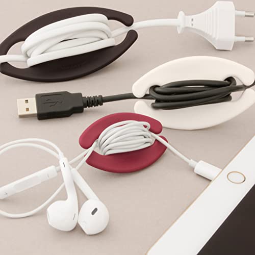 Bobino Cord Wrap & Organizer | Desk Cable Management | Medium 3 Pack miniatura 4