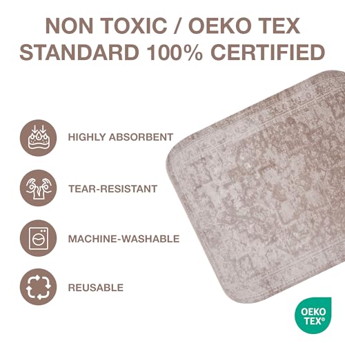 Image of PUPIBOO Washable Pee Pads for Dogs and Cats - Super Absorbent Reusable Puppy Training Pads - 100% Waterproof, Leak-Proof & Non-Slip Whelping Pads for Pet Housebreaking