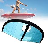 【CONSTRUCTION ULTRA-RÉSISTANTE ET RÉSISTANTE AU VENT】Fabriquée en polyester soie et tissu Oxford de qualité militaire, cette aile de surf résiste aux déchirures, aux UV et à la corrosion par l'eau salée. Conçue pour résister aux vents forts (15-25 nœuds) et aux vagues agitées, elle offre des performances durables dans des conditions extrêmes.