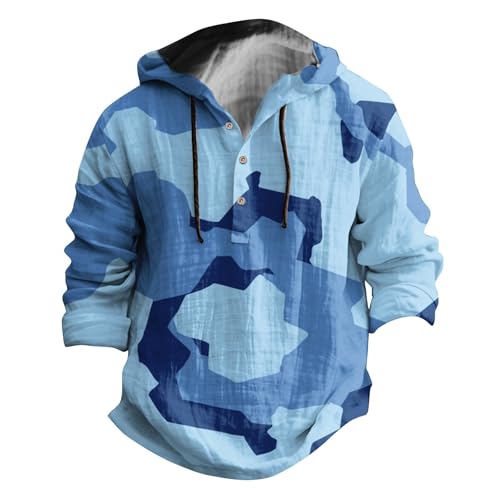 Sweat à capuche camouflage doté d'un cordon de serrage ajustable mode - 3