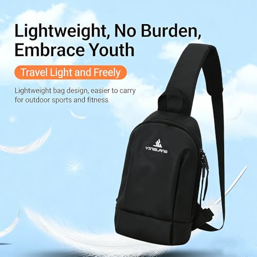 Bolso Crossbody para Hombre y Mujer, Impermeable, Ligero miniatura 7