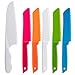 5-częściowy zestaw noży kuchennych dla dzieci, bezpieczny dla dzieci, wykonany z tworzywa sztucznego, bezpieczny, nylonowy nóż szefa kuchni, w 5 kolorach, do sałatki, ciasta, chleba, warzyw, owoców