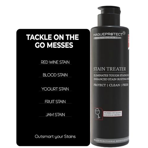 Hagueprotect Shoe Cleaner Kit & Sneaker Cleaner Sets- Clean & Protect Shoe Care Kit | Cleaning Kit Solution for Sneakers, Mesh, Canvas, Suede, Knit, Leather