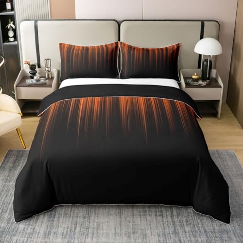 Manfei 100% Natural Cotton Abstract Ombre Bedding Set King Size