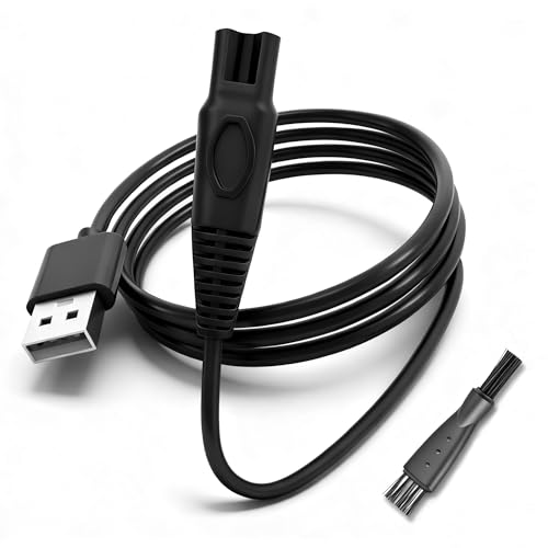 SEEHOM Cord Compatible with OLOV Electric Trimmer YP-7032 USB Charger Replacement for OLOV Electric Body Groin Hair Trimmer for Men Bikini Trimmer Women