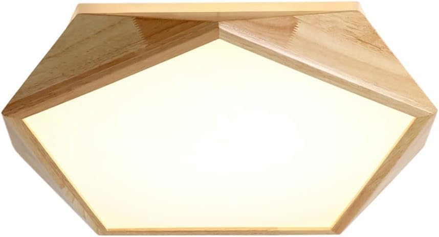Plafonnier de couloir en bois nordique, luminaire de plafond de salon moderne