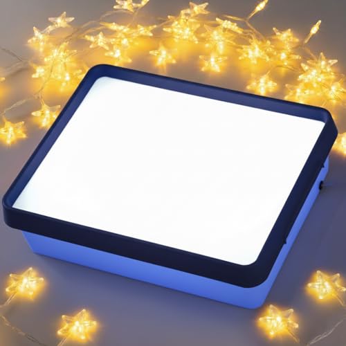 Odoorgames Young Explorers Light Table Light Up Table for Toddlers Light Box for Home & Classroom Learning Activities - Blue