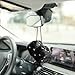 YGMONER Black Fuzzy Dice for Car Rear View Mirror, Pair of 2.75