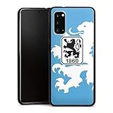 DeinDesign Silikon Hülle kompatibel mit Samsung Galaxy S20 Case schwarz Handyhülle TSV 1860 München Offizielles Lizenzprodukt Wappen