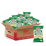 Herr's Sour Cream and Onion Potato Chips, 1 Ounce (Pack of 42 Bags) – Creamy and Tangy Potato Chips with a Savory Kick – Ideal for Lunches and Snack Breaks