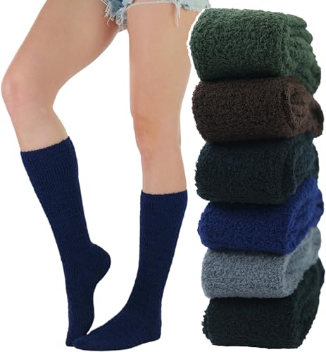 Image of ToBeInStyle Women's Pack of 6 or 12 Knee High Socks