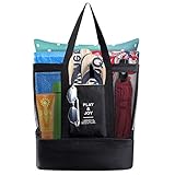 Adecuada para muchas ocasiones: esta bolsa es perfecta para la playa, piscina, parques, picnics, barbacoas, camping, viajes en carretera, vacaciones, festivales, gimnasio, deportes, yoga, baile, viajes, equipaje de mano, camping, senderismo, trabajo en equipo, entrenamiento y mucho más.