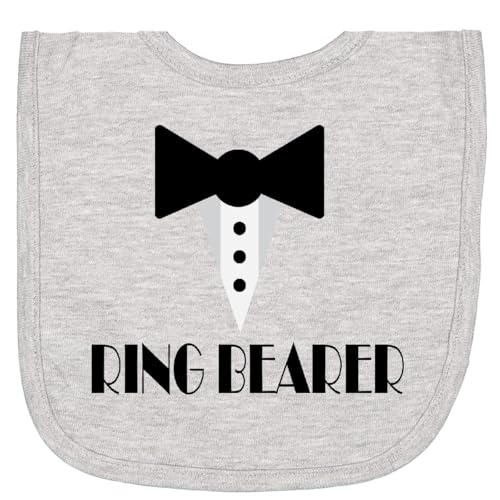 inktastic Ringbearer Mock Tux Wedding Tuxedo Newborn Bib