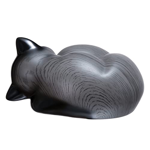 Kriss Art Pet Urns,Sleeping Resin Cremation Cat Urn, Cat Urns for Ashes, Small Animal Urn（Gray）… by Kriss Art - Image 4