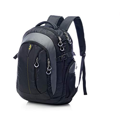 Image of Skybags Fox 29 Ltrs Black Laptop Backpack (LPBPFOXHBLK)
