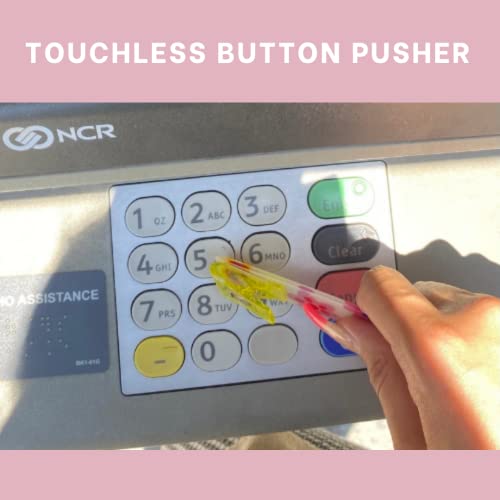 Multifunctional Long Nail Credit Card Puller Keychain- Long Nail Silicone Card Grabber- Cute Keychain- Social Distancing Tool- Touchless Hand Tool Button Pusher- Clear Rainbow, Clear,Blue, One Size #TOP2