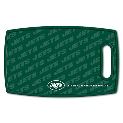 Image of YouTheFan NFL New York Jets Logo Series Cutting Board