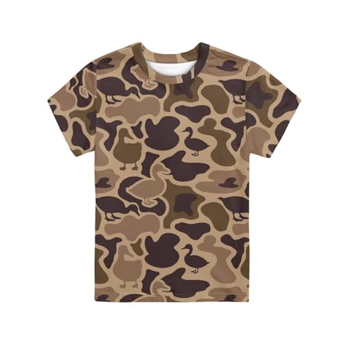 Image of Renewold Kids Novelty T-Shirt for Girls Boys Short Sleeve Crewneck Summer Tee Soft Breathable Graphic Shirt for Age 2-16