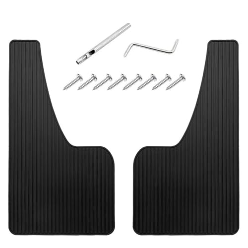 Bavettes auto universelles en PP noir pour protection de SUV et camion