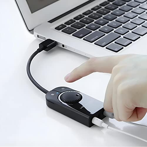Ugreen Adaptador Placa De Som Usb A Áudio Fone Notebook Pc