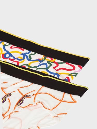 Image of Bummer Men's Printed Micro Modal Briefs Underwear | Ultra Soft & Breathable | Combo Pack of 2