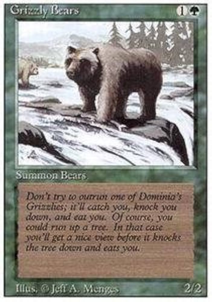 Amazon.co.jp: Magic: the Gathering - Grizzly Bears - Revised