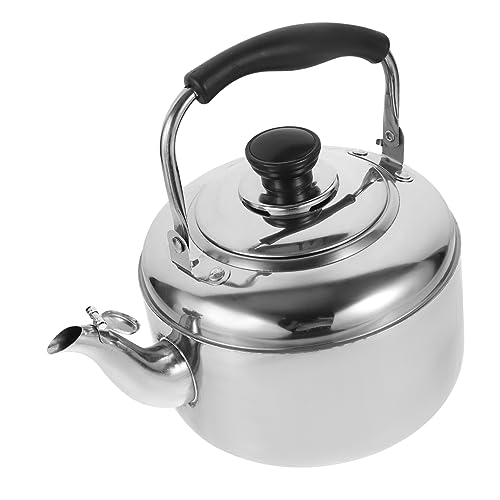 Ipetboom Hervidor De Agua Eléctrico Olla Para Calentar Agua Silbato Acero Inoxidable Para Cocinas De Inducción