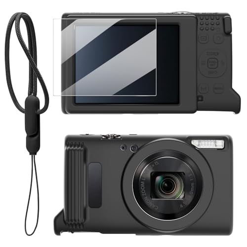 �yJIAYPJ�z �P�[�Xfor Canon IXY650m �P�[�X�ی�J�o�[+�t�B���� Canon IXY650m �Ή��S�ʕی�J�o�[ �V���R�� �ϏՌ� �����h�~ ���� �E���ȒP �y�� �L�Y�h�~ �h�k �h�o �S�ʕی�^ �J�o�[ �i�u���b�N�j