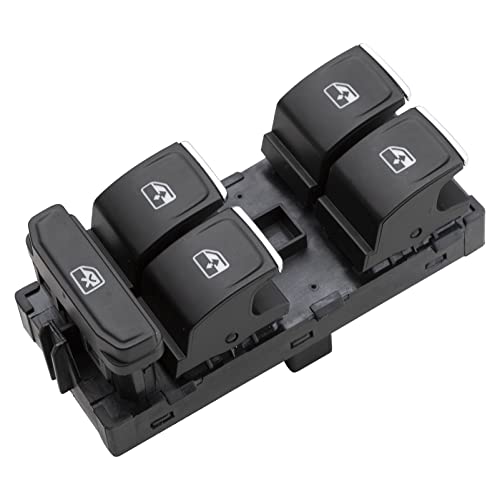 MangWany Interrupteur principal pour lève-vitre électrique compatible avec Golf MK7 Seat Ateca Ibiza Touran 5G0959857B