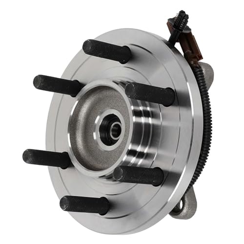 Image of Detroit Axle - Pair Front Wheel Bearing and Hubs Assembly with ABS & 6-Lug for Ford F-150 2018-2020 & Expedition 2018-2021 & Lincoln Navigator 2018-2021, 4WD Only 515181