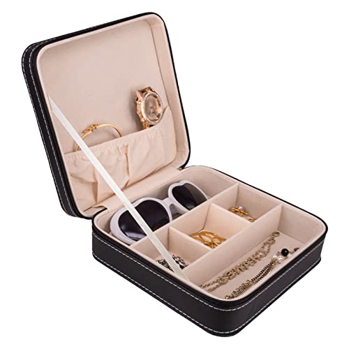 Cokritsm Travel Portable Sunglass Organizer Case 3-Slot Glasses Collector Storage, Glasses Case Multiple Pairs,Travel Jewelry Case Men,Multiple Glasses Case,Travel Sunglasses Organizer